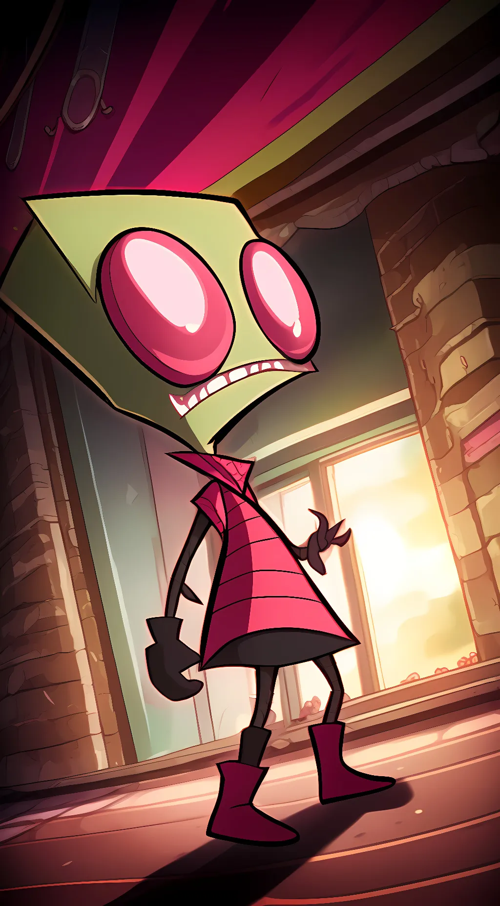 ai character: Zim background