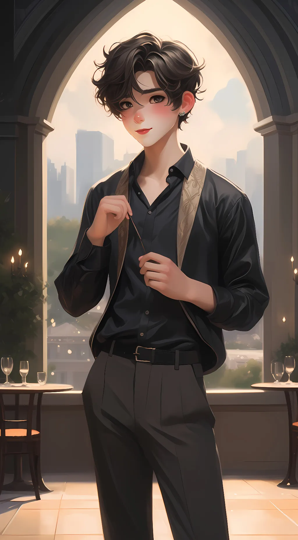 ai character: noah background