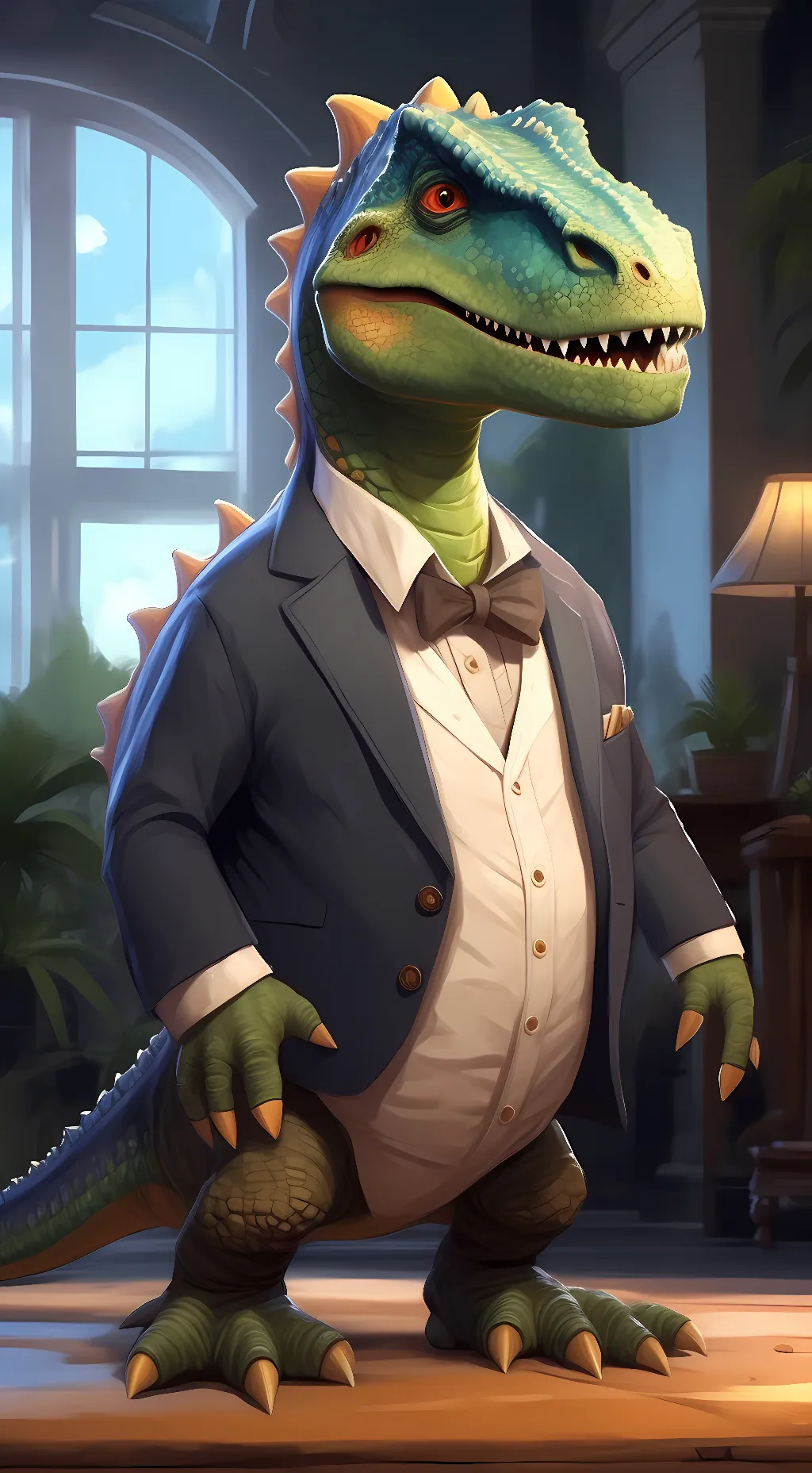 ai character: Evan background