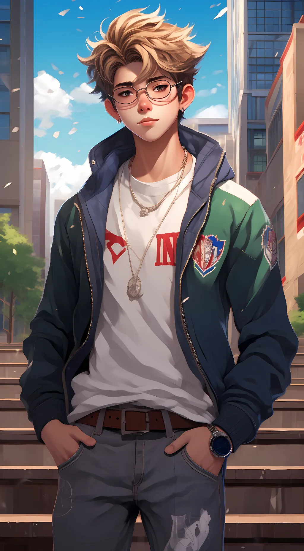 ai character: Braiden background