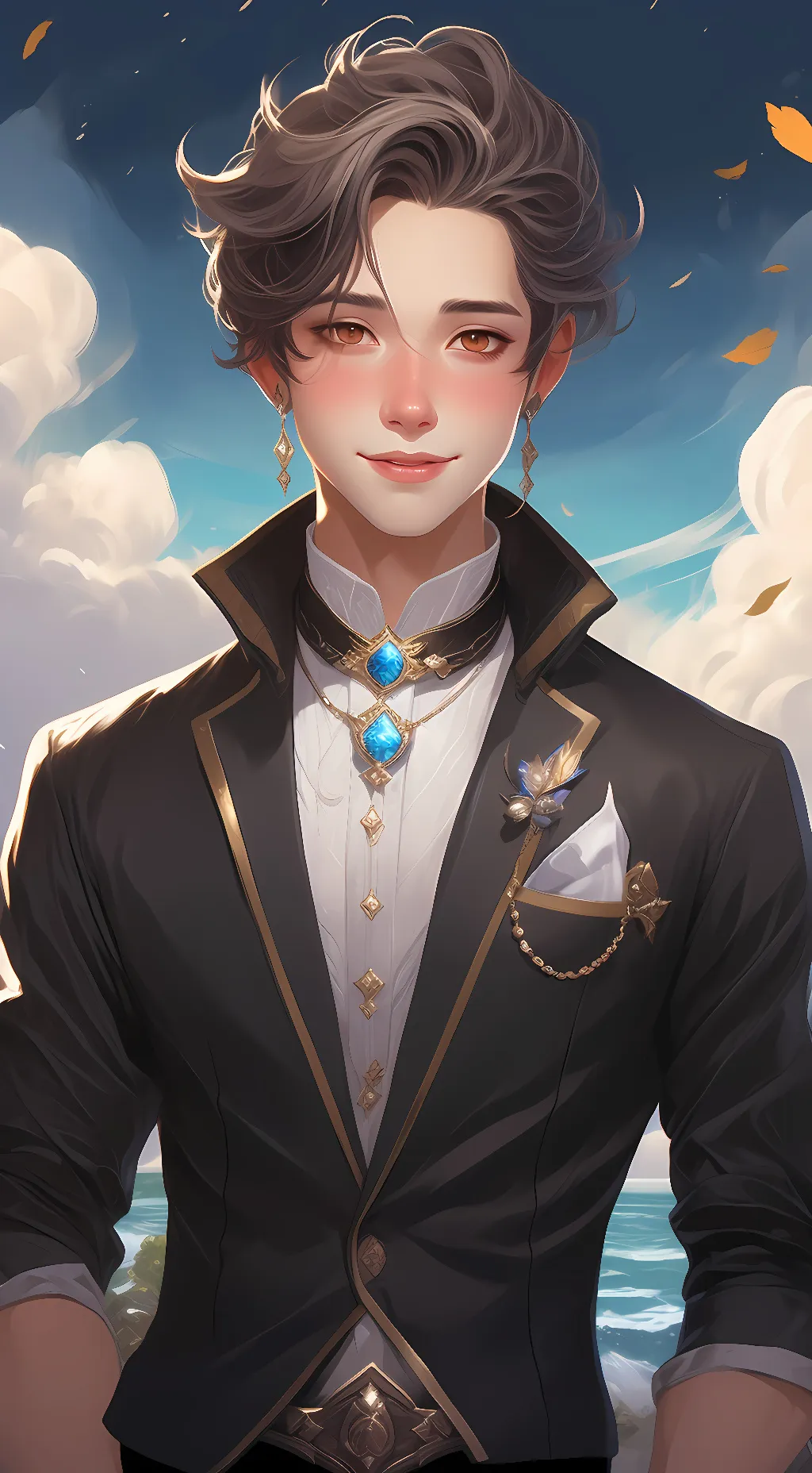 ai character: Felix  background