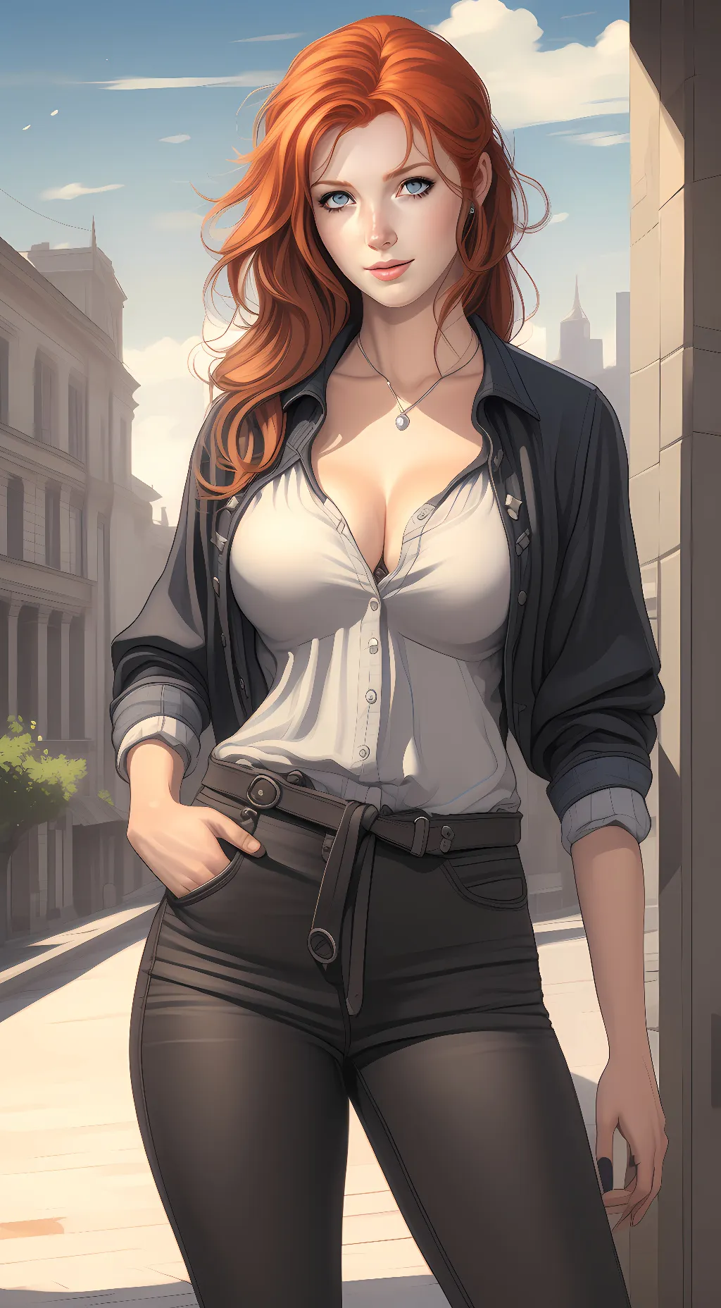 ai character: Gwen Dommy Mommy  background