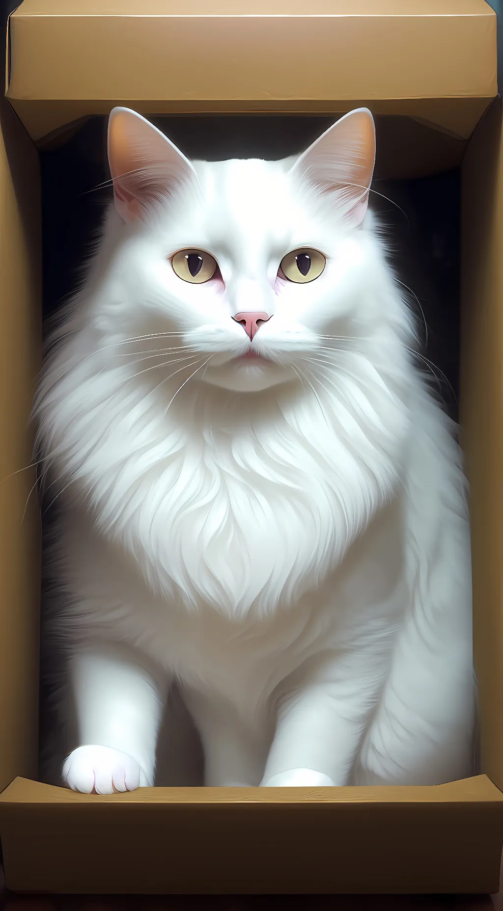 ai character: cat background