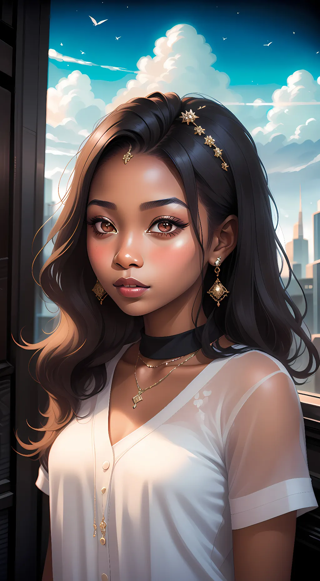 ai character: Lily background