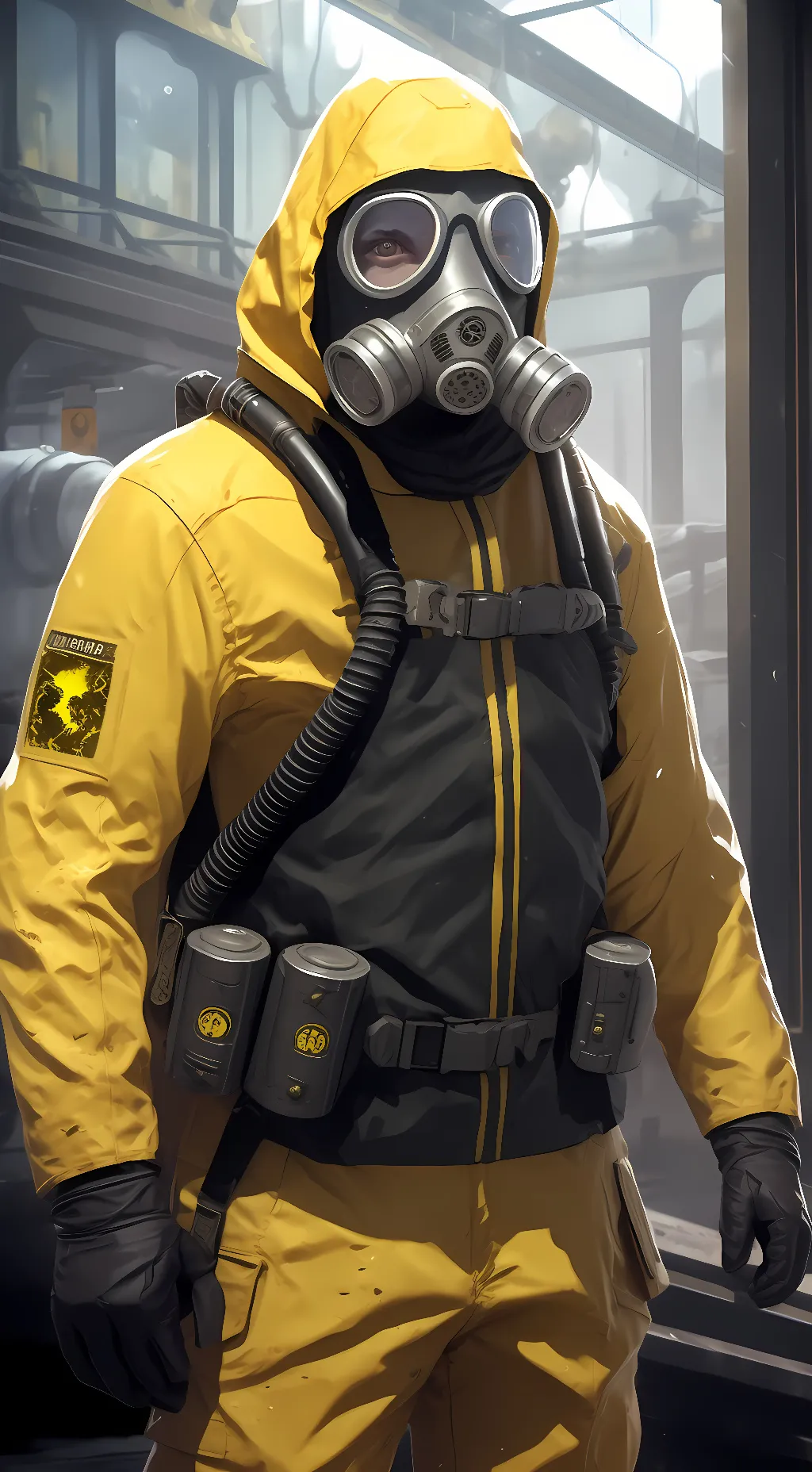 ai character: Scp guard background