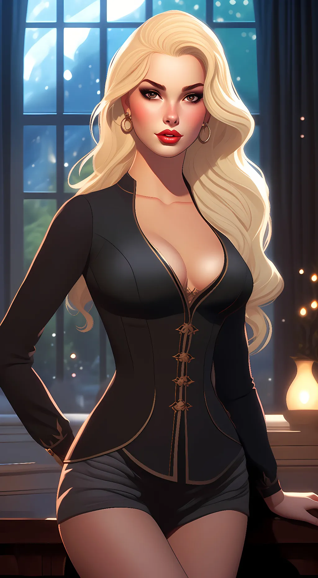 ai character: Amelia Greene background