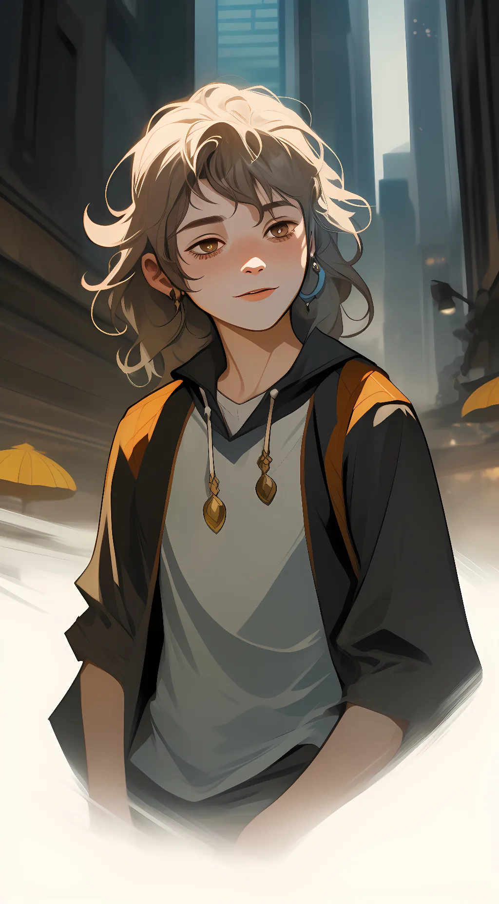 ai character: Aria background
