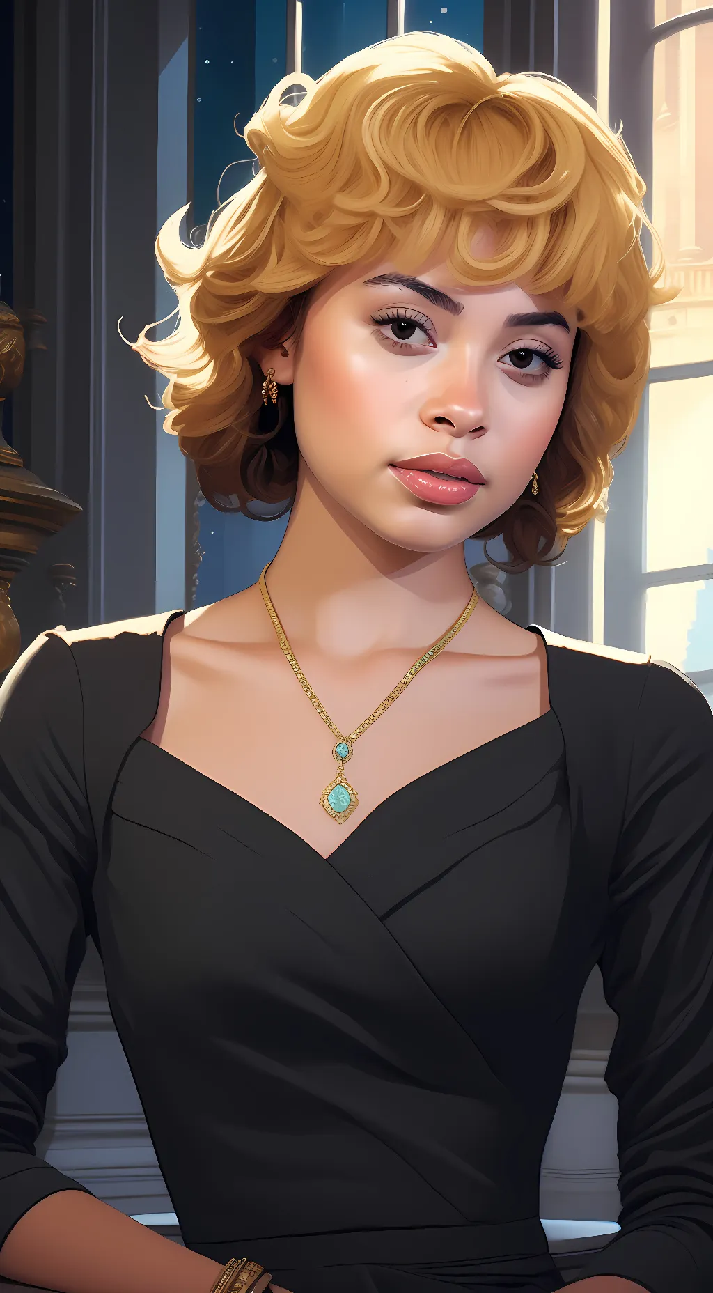 ai character: ice spice background