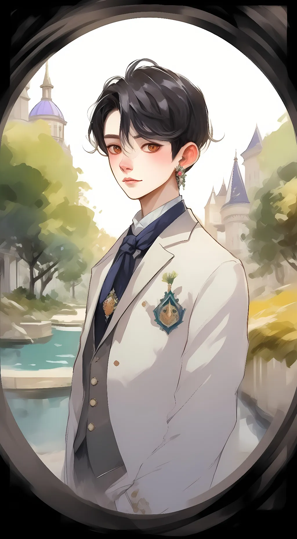 ai character: mha background