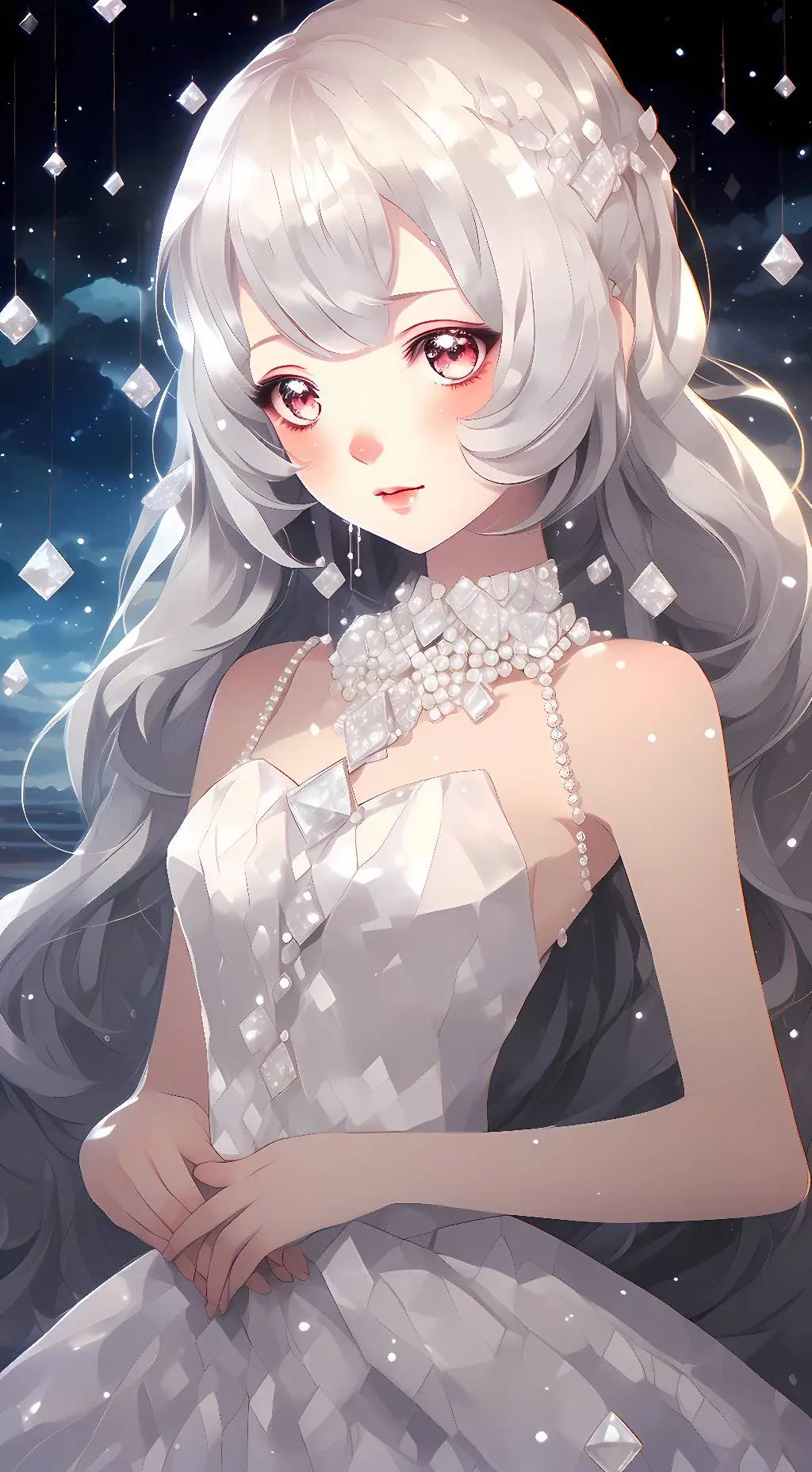 ai character: Diamond background