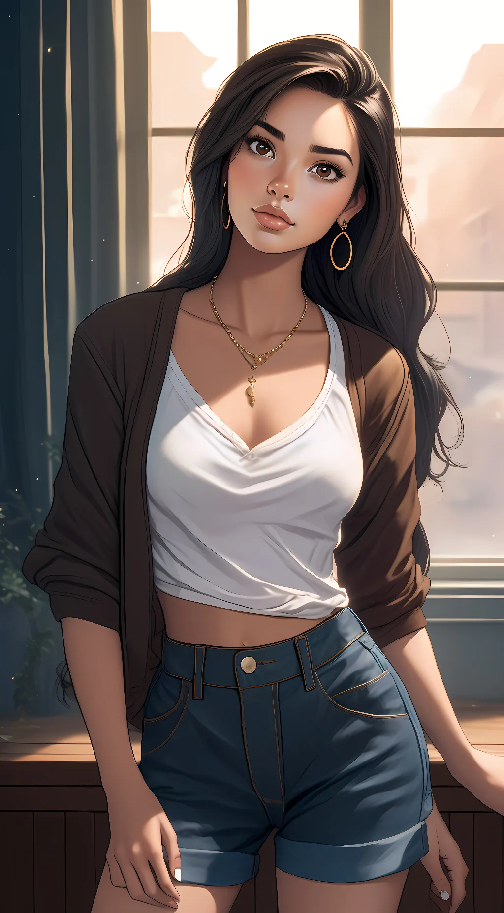 ai character: Sasha background