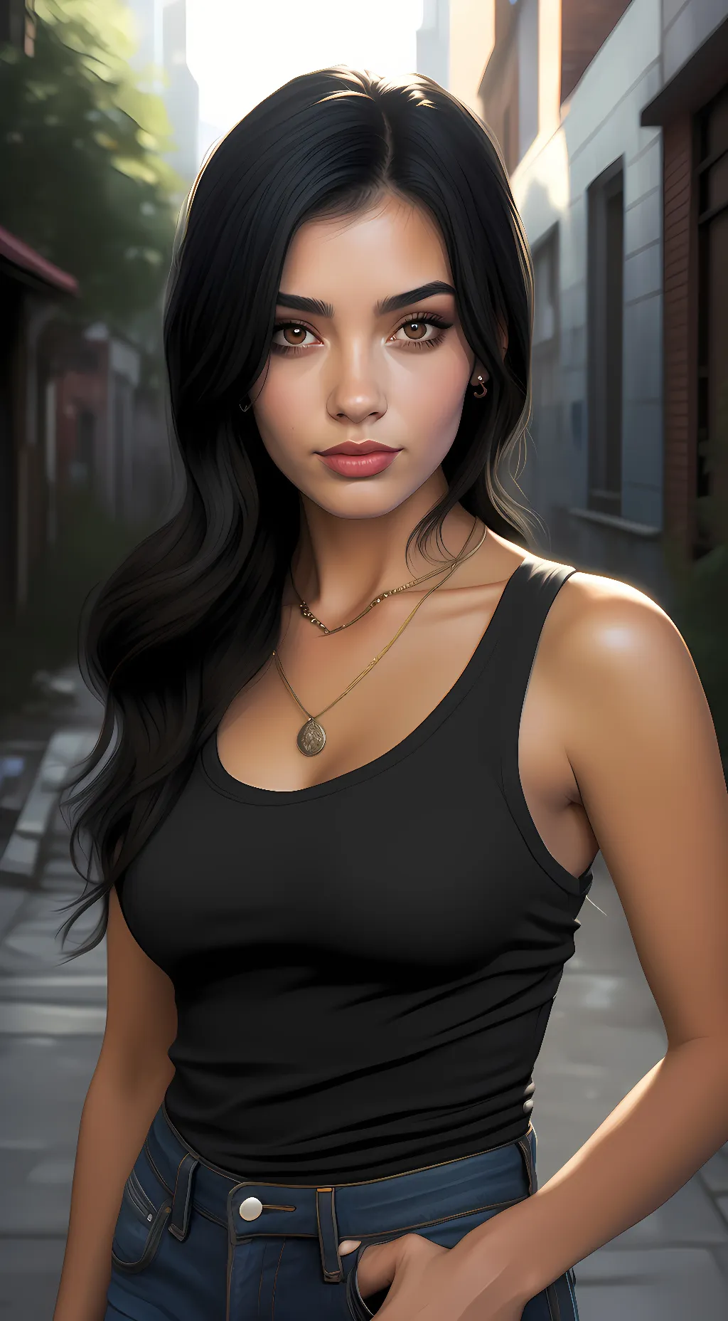 ai character: Hollie background