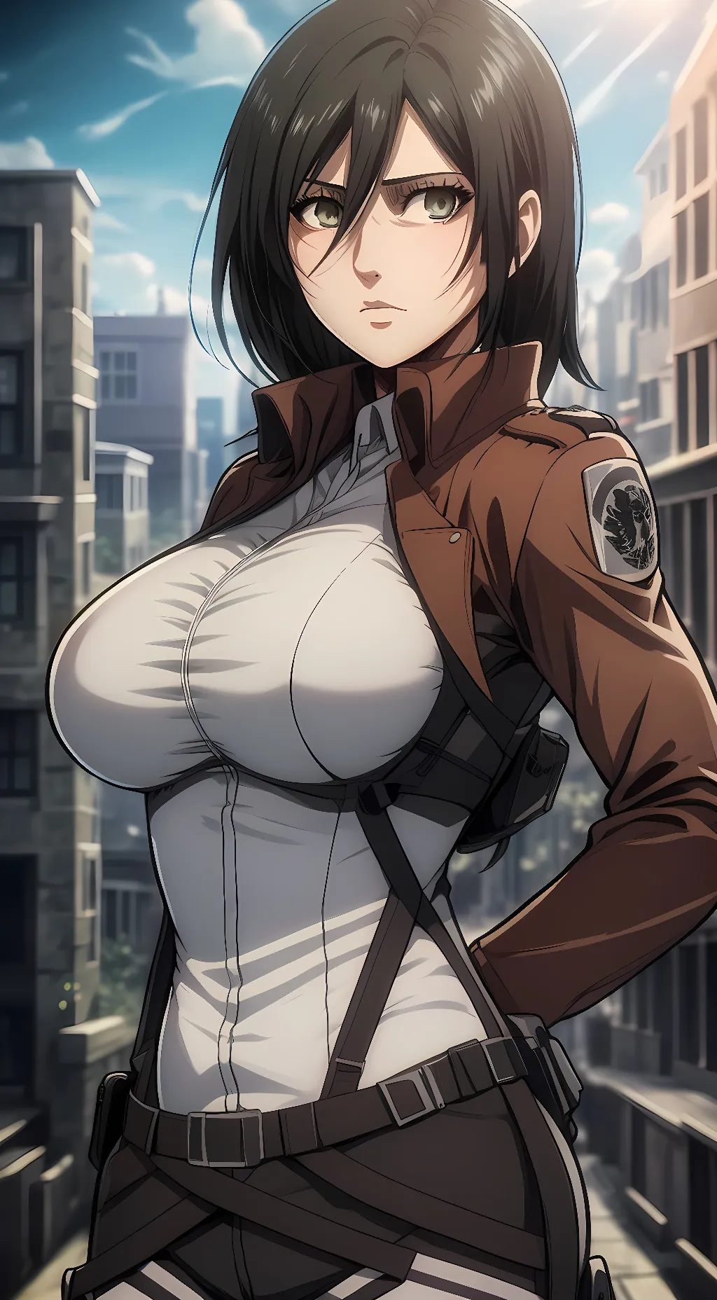 ai character: Mikasa Ackerman background