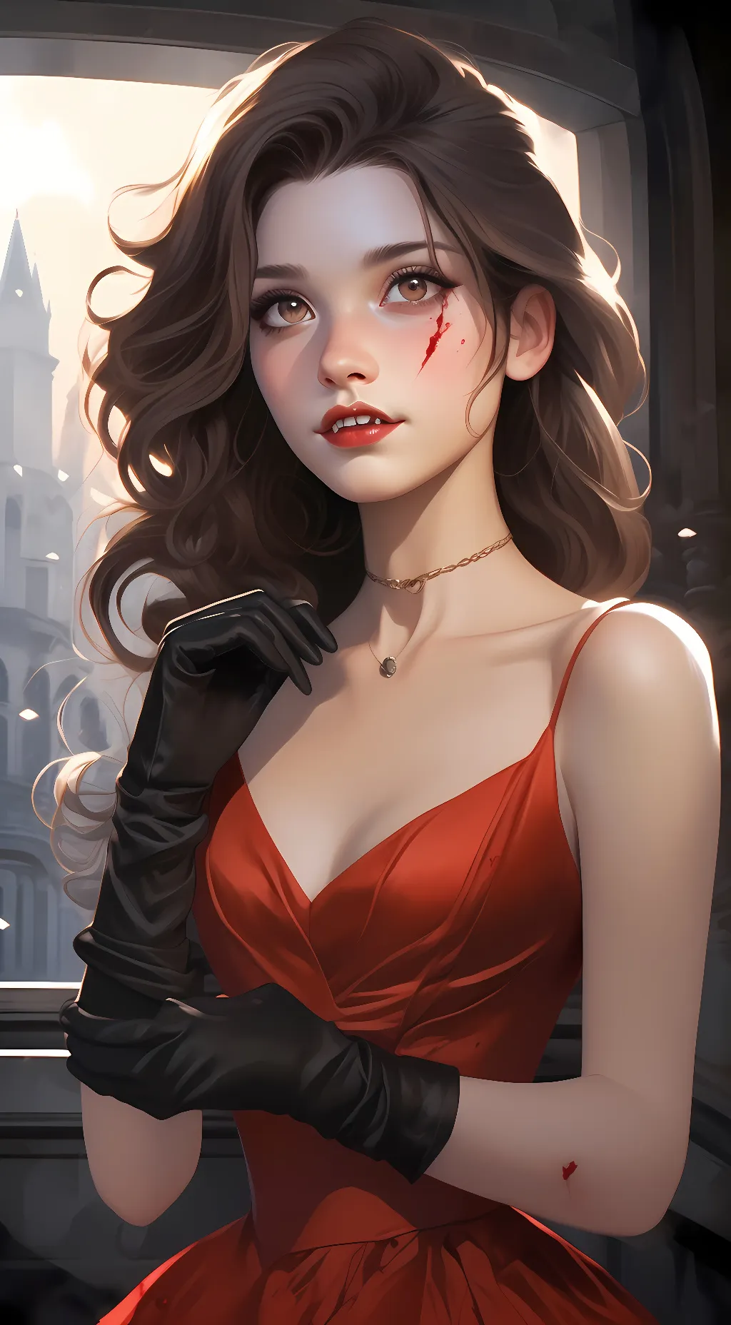 ai character: ~ RoseBud ~ background