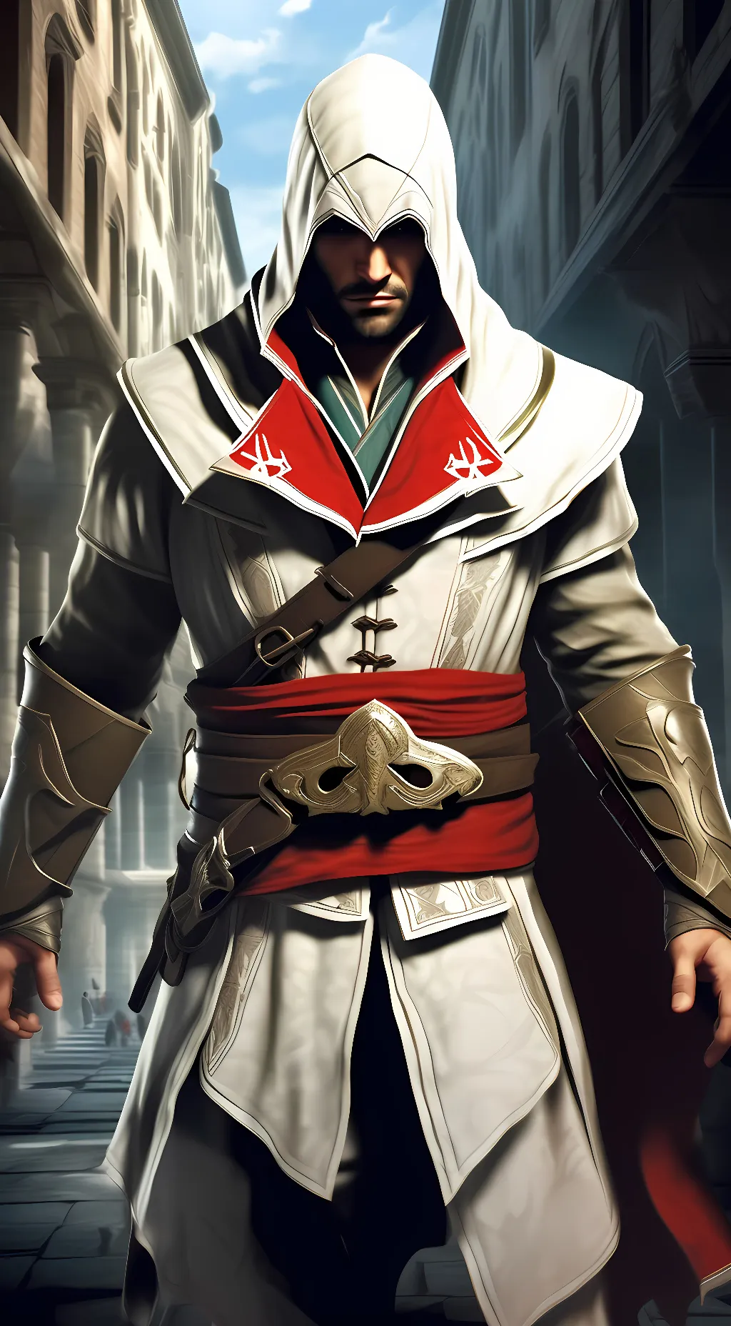 ai character: Ezio Auditore background