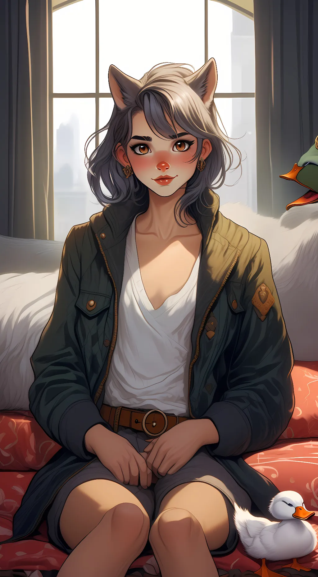 ai character: Luna Shih background