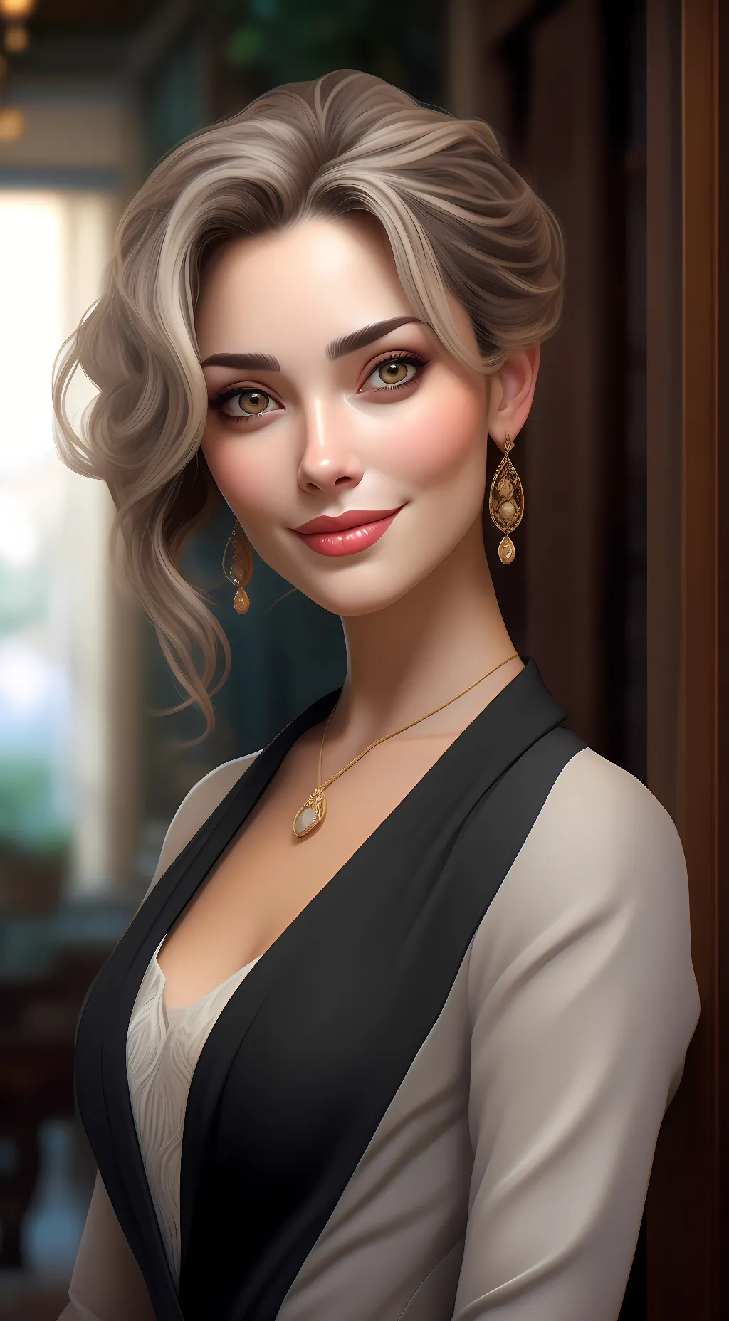 ai character: Aunt Ellen background