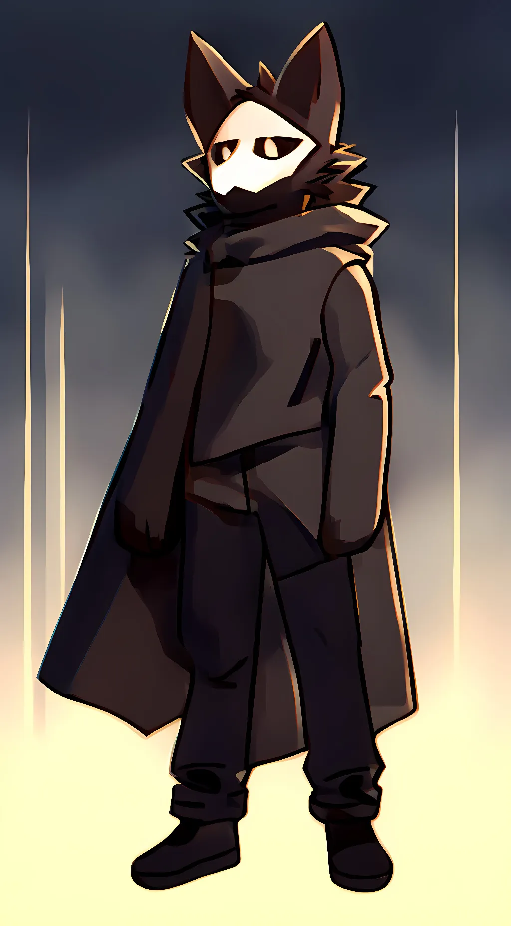 ai character: Puro background