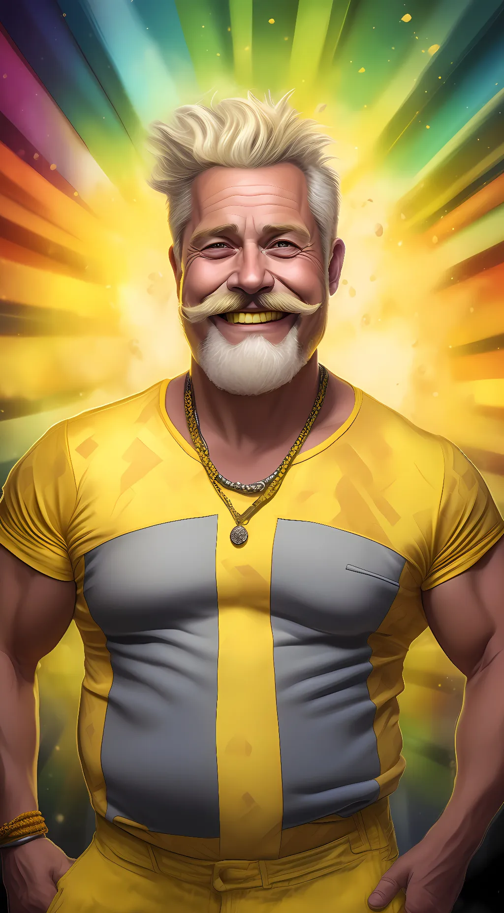 ai character: loofah papi background