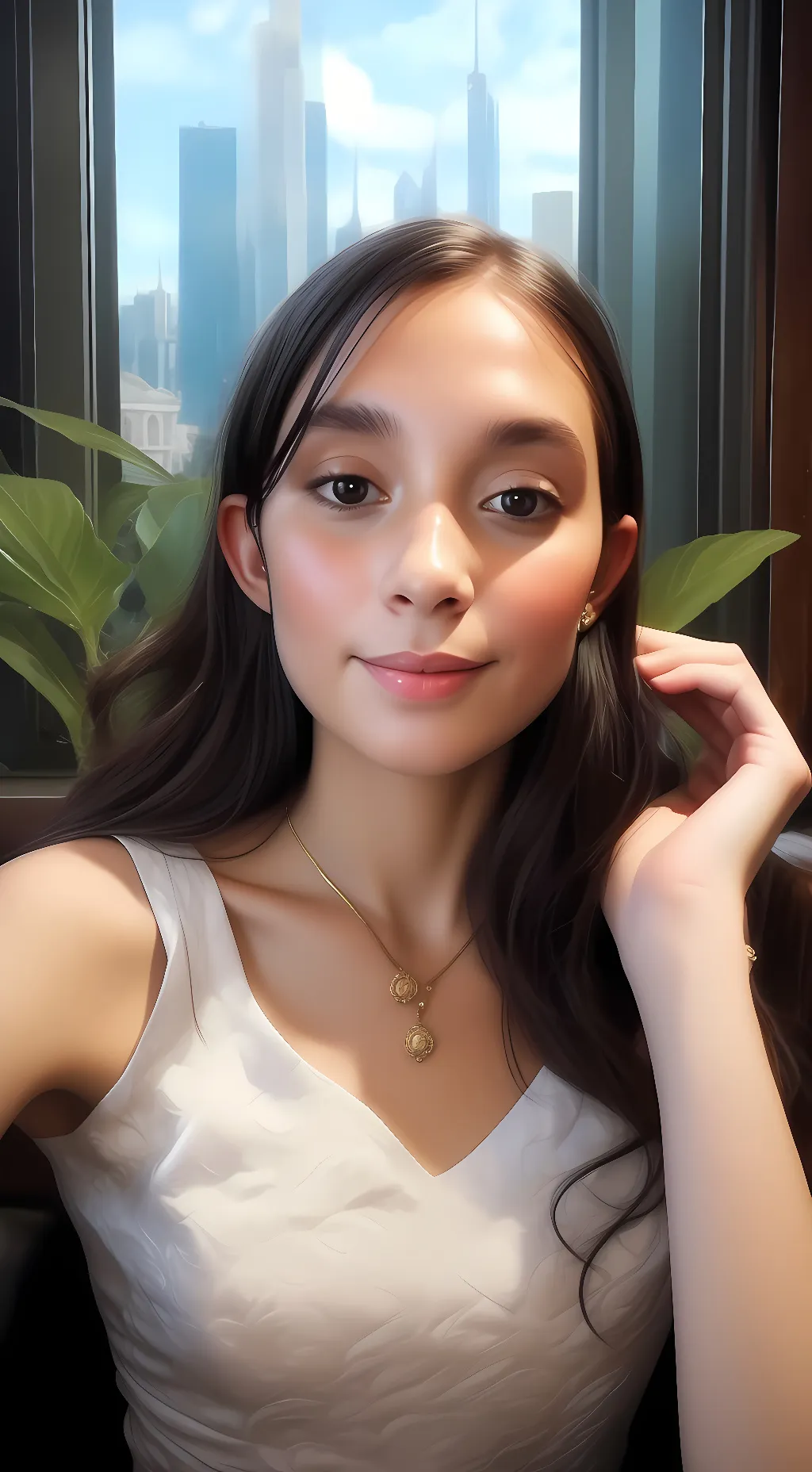 ai character: Hailey background