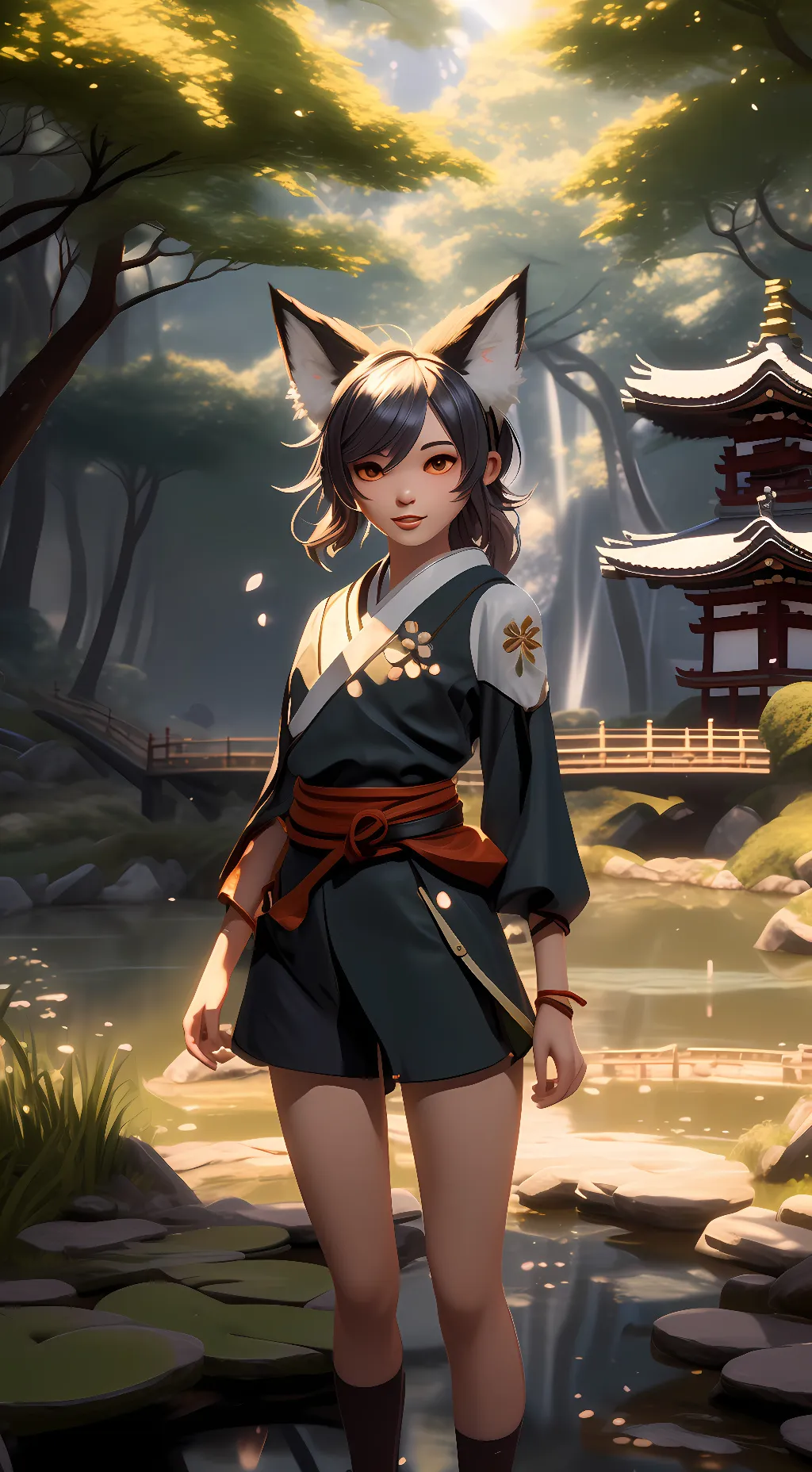 ai character: Momo-chan background