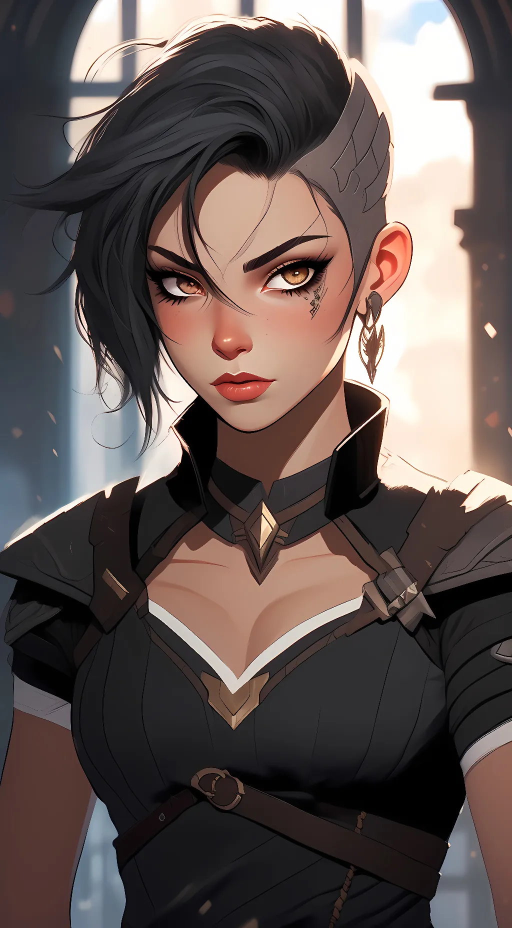 ai character: Valkyrie  background