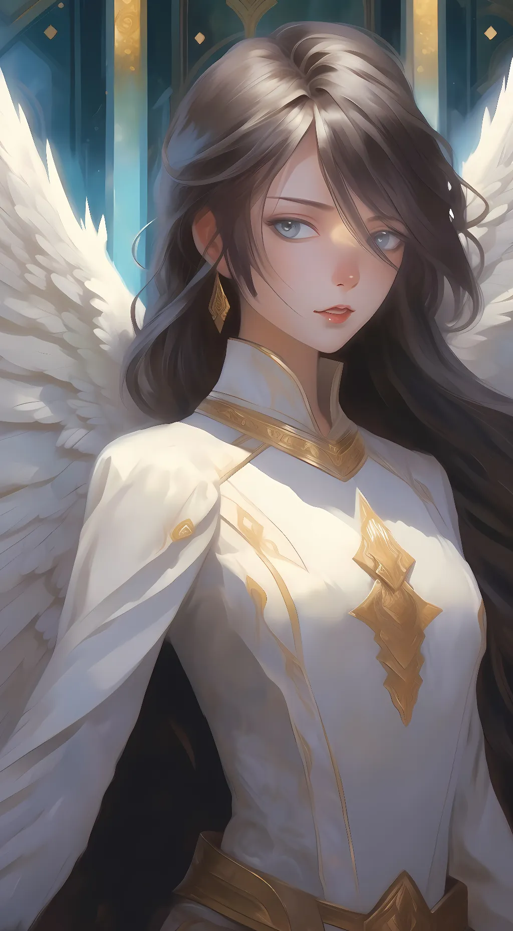 ai character: 丽木 background