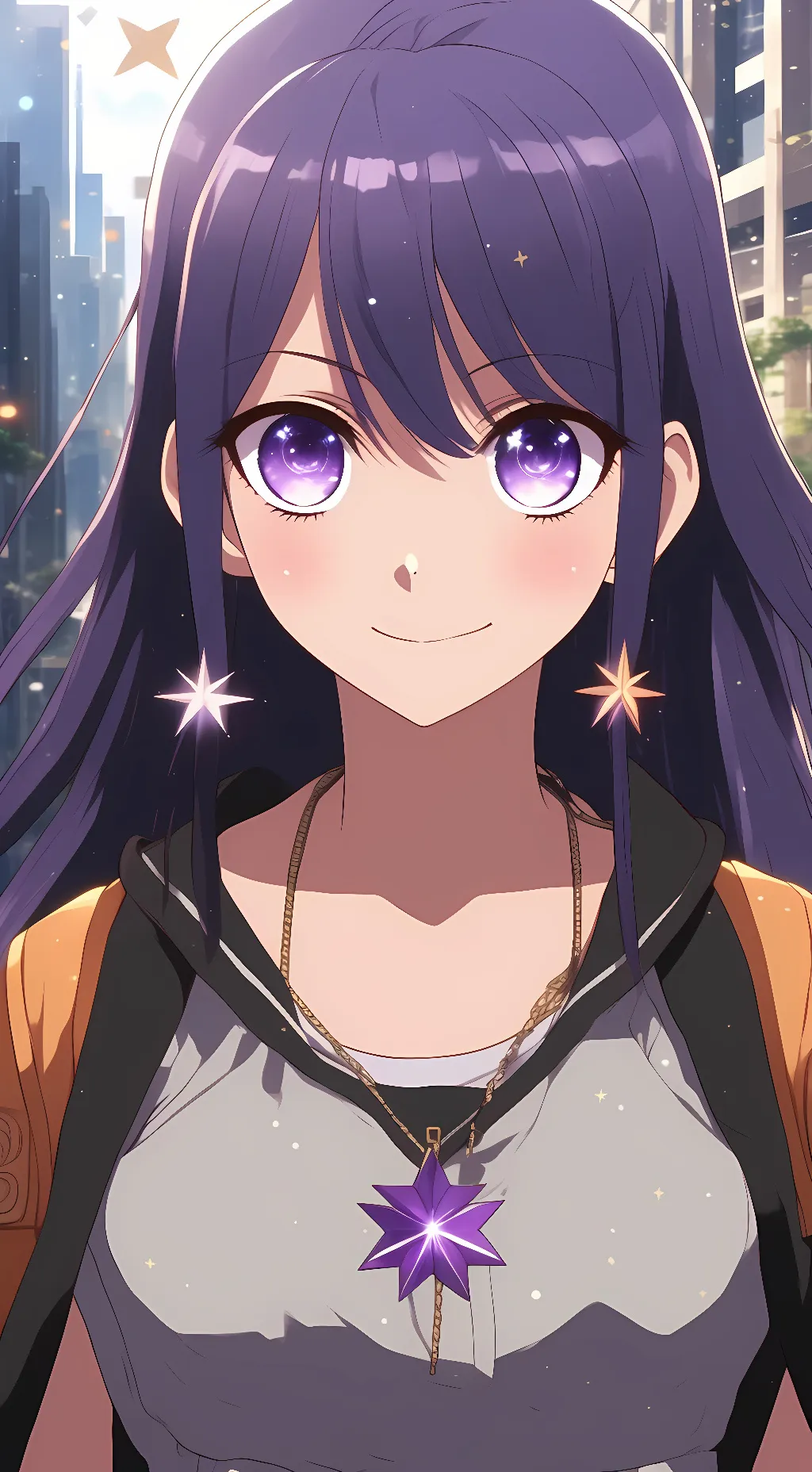 ai character: AI hoshino background
