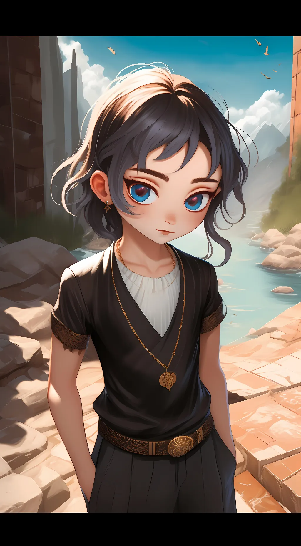 ai character: Milly background