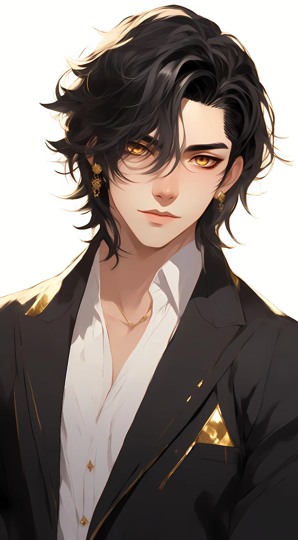 ai character: Aziraphale (with Crowley) background