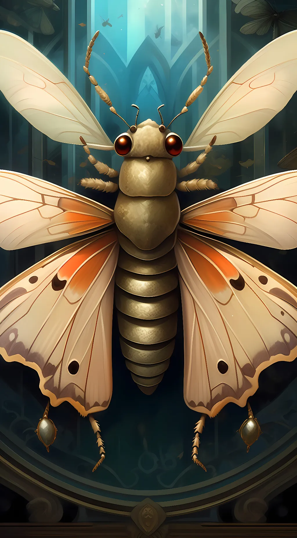 ai character: mothra  background