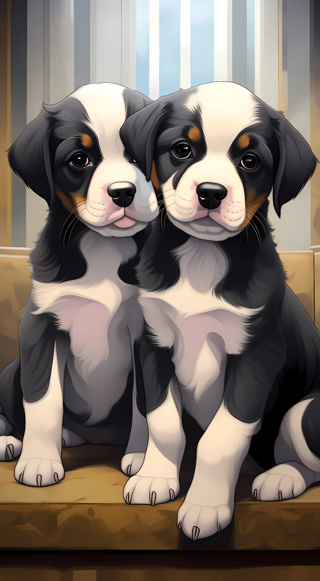 ai character: Tracy and Gabby background