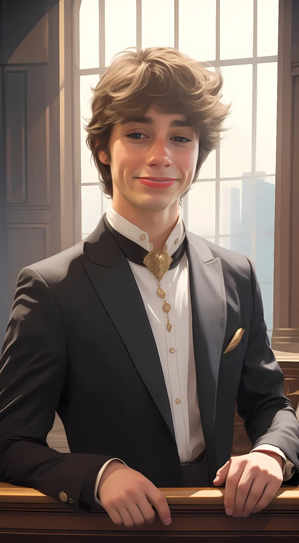 ai character: Corwin Davis background