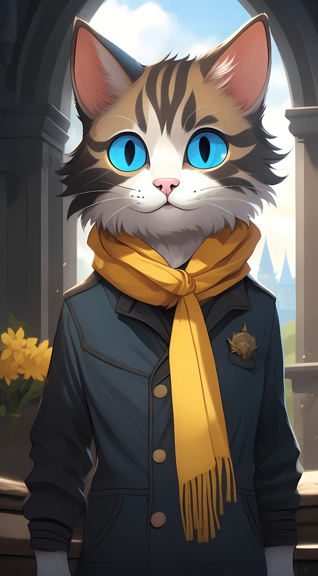 ai character: Morgana  background