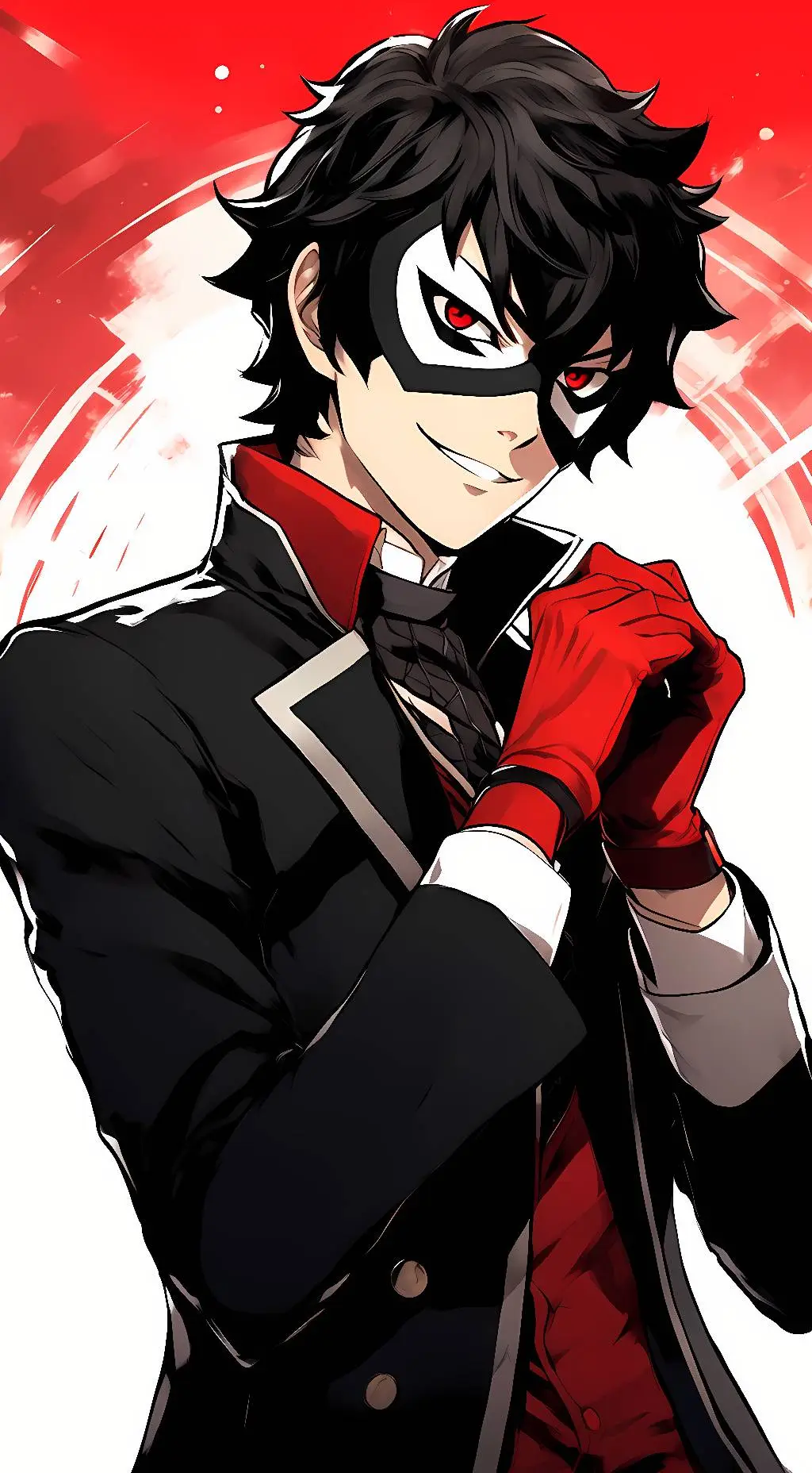 ai character: Joker persona 5 background