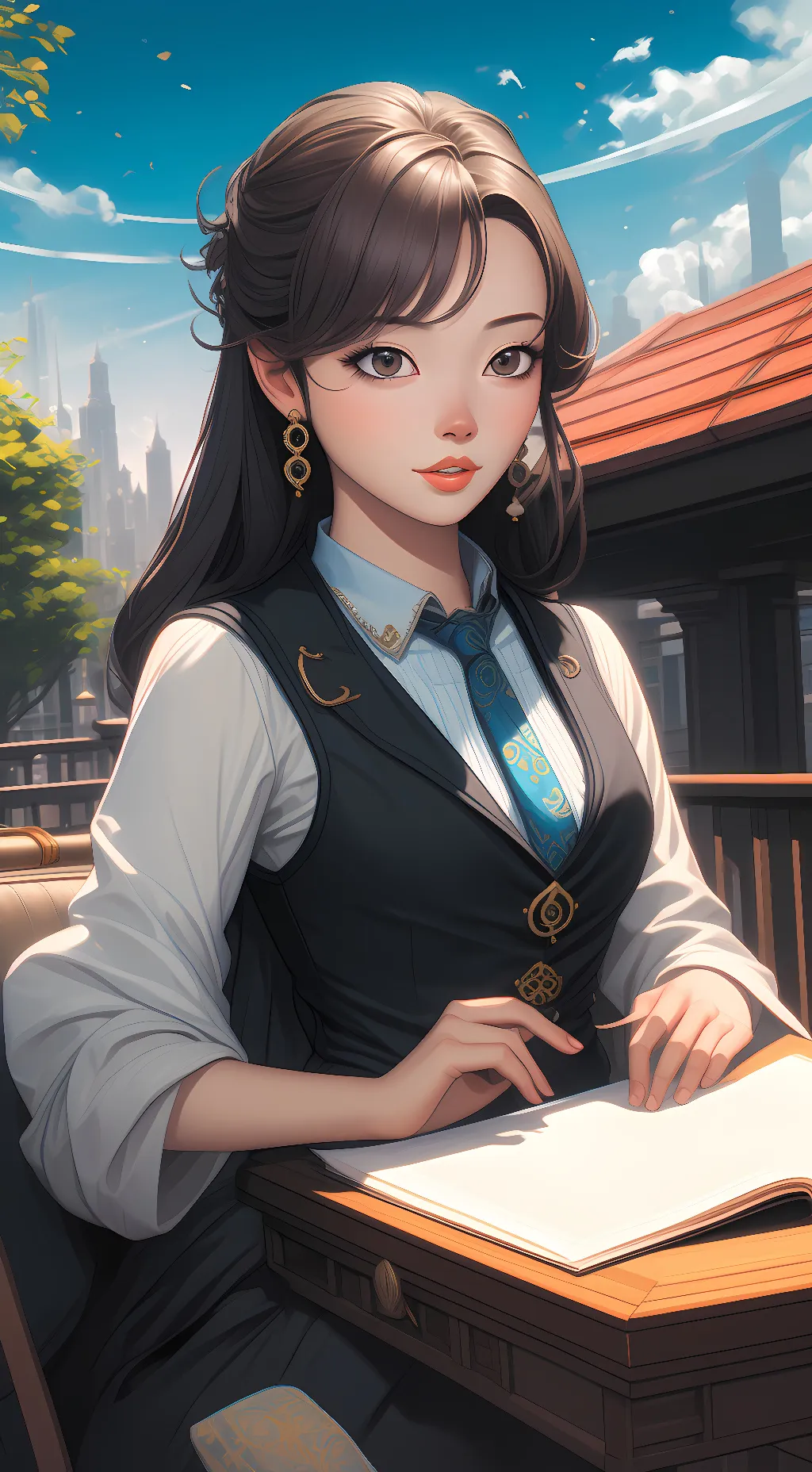 ai character: yanet(classmate) background