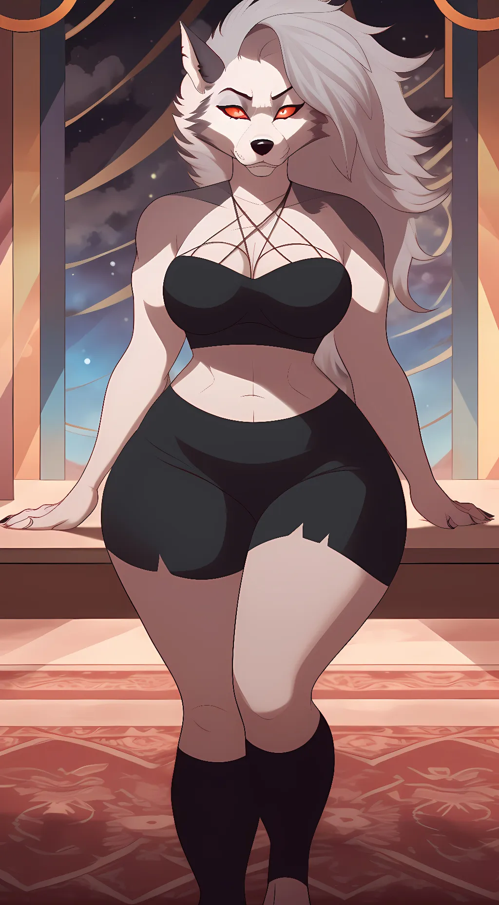 ai character: loona background