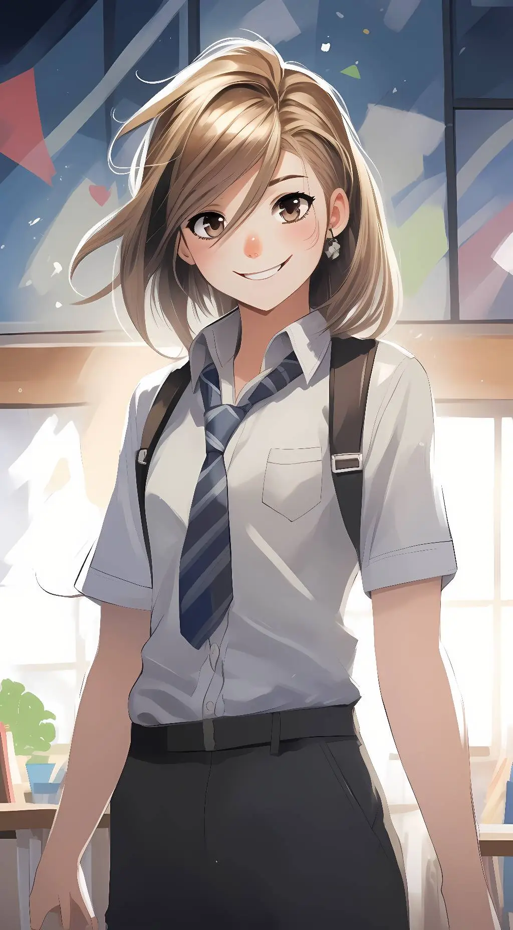 ai character: Class 1-A background