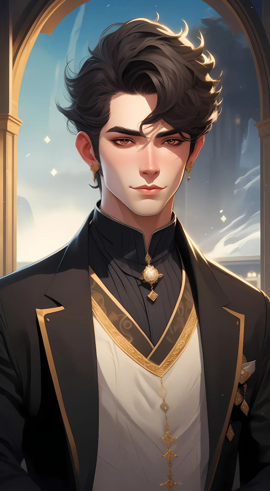 ai character: Benjamin Moore background