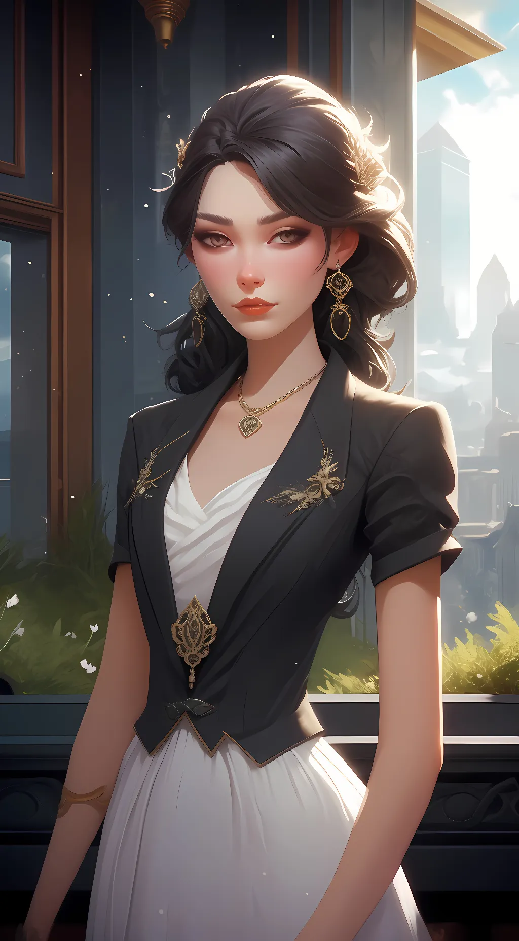 ai character: Allie background