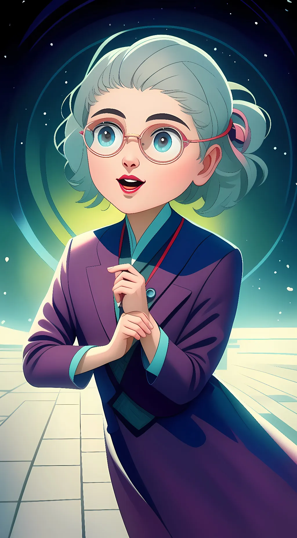 ai character: Star Kitty  background