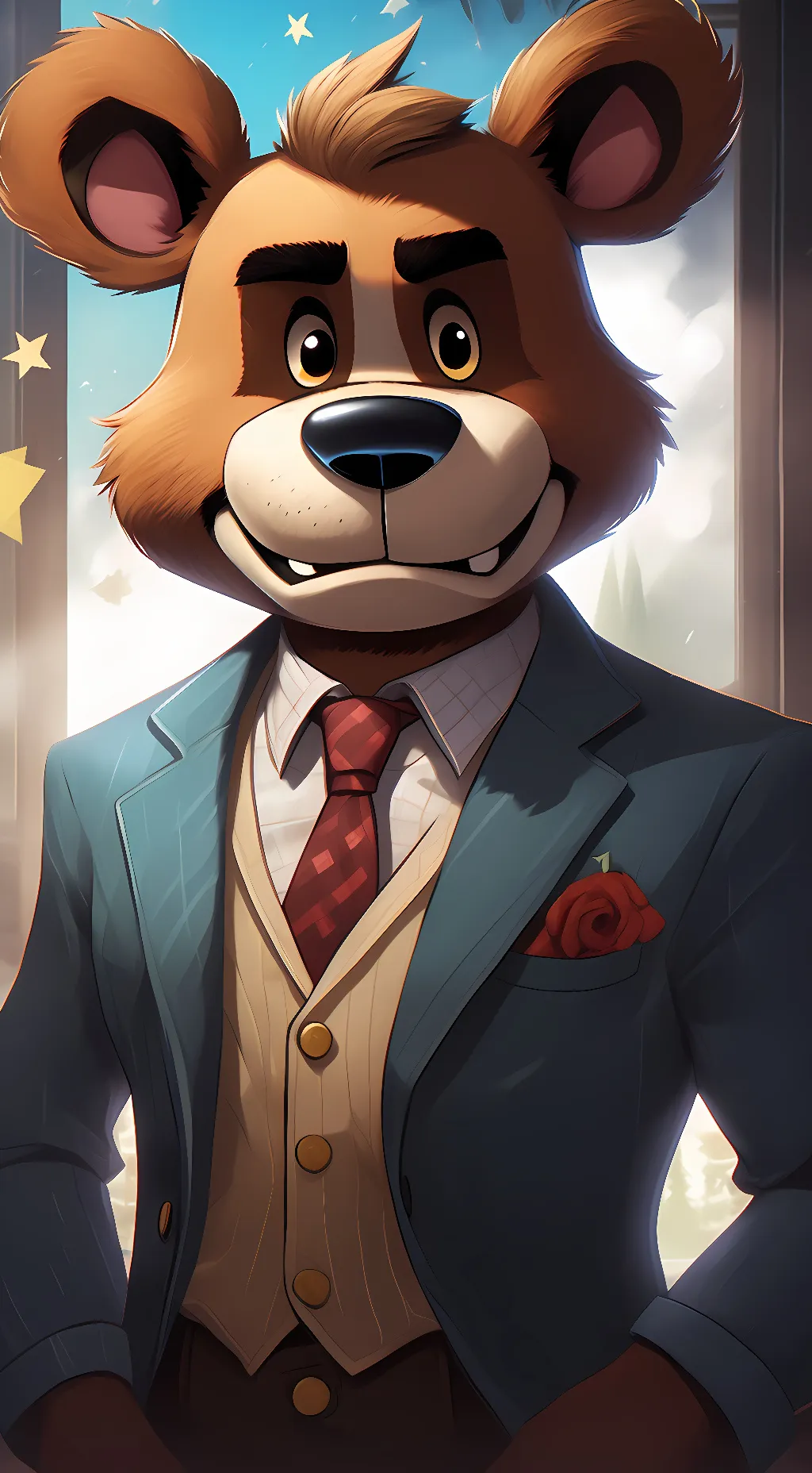 ai character: Freddy Fazbear's background