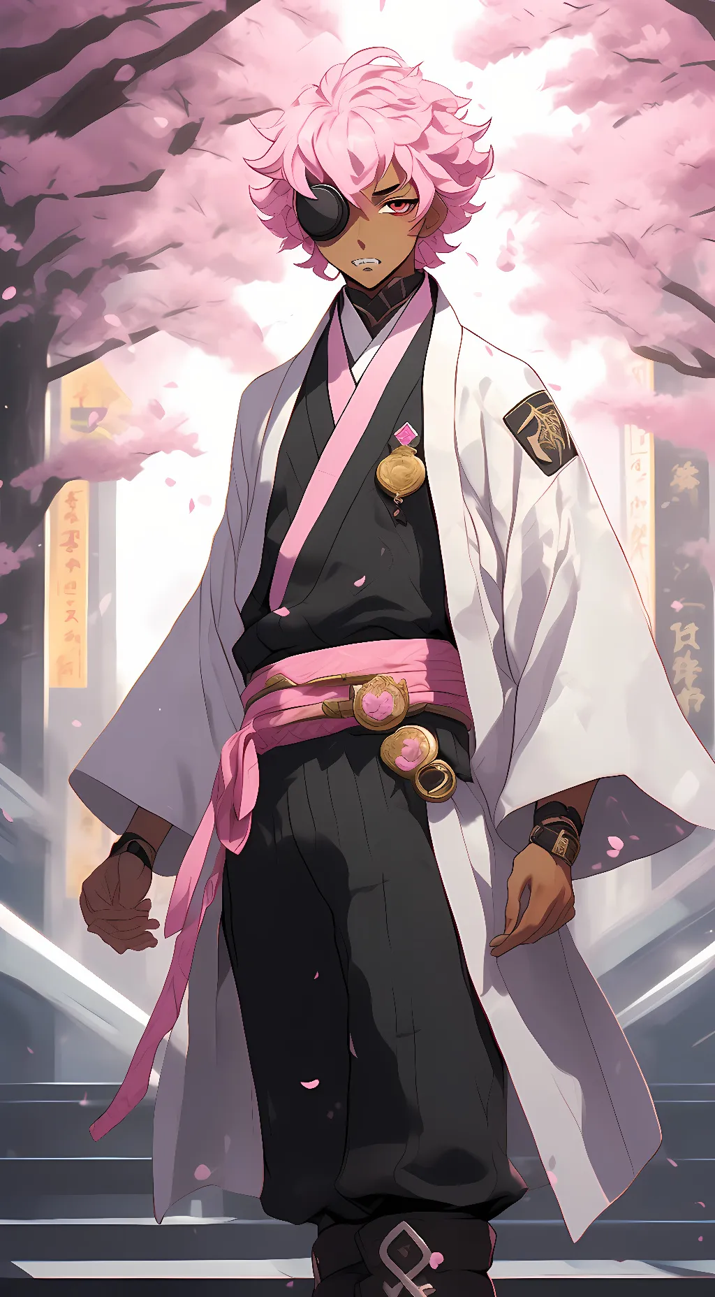 ai character: Kenshirou Yozakura background