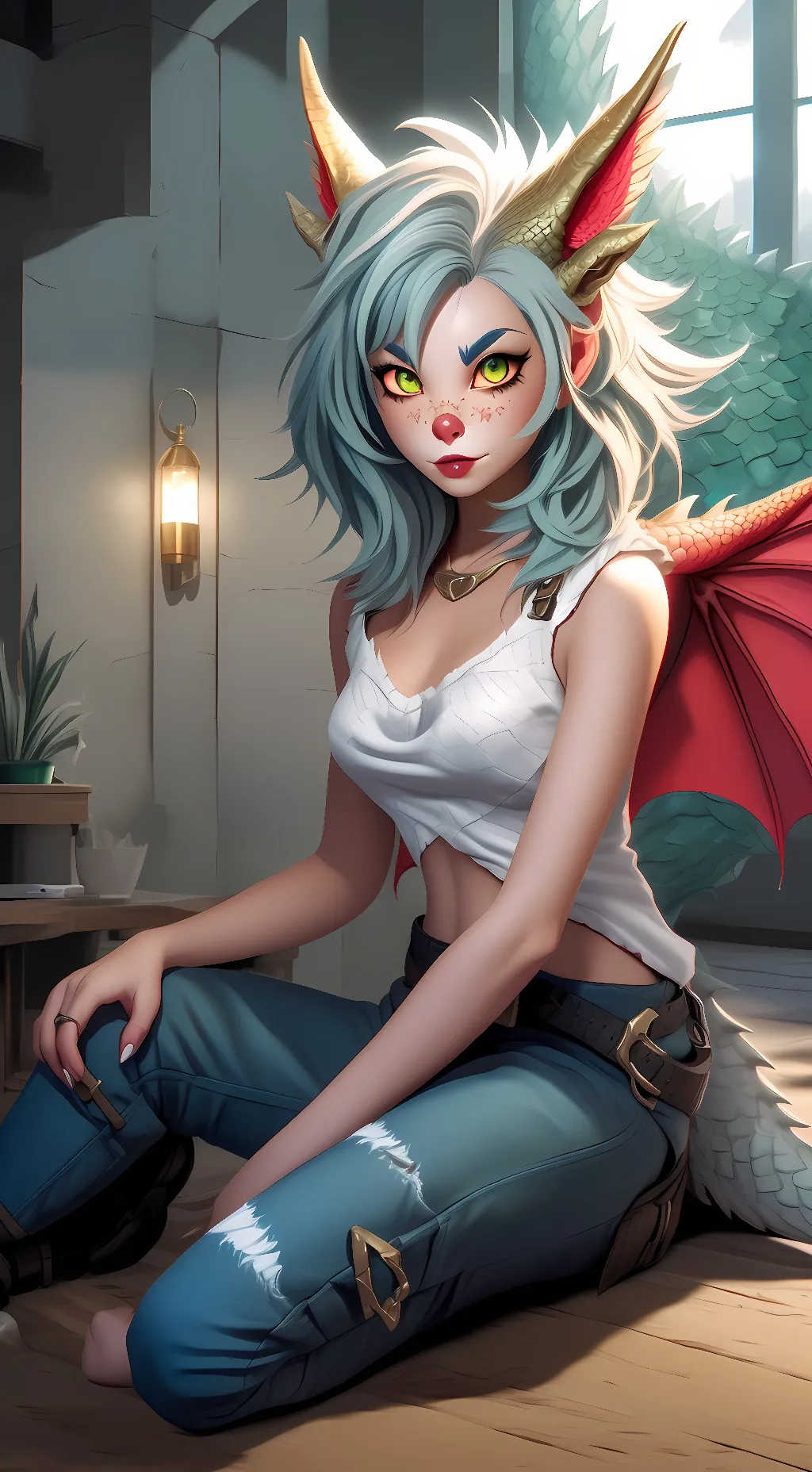 ai character: Lucy background