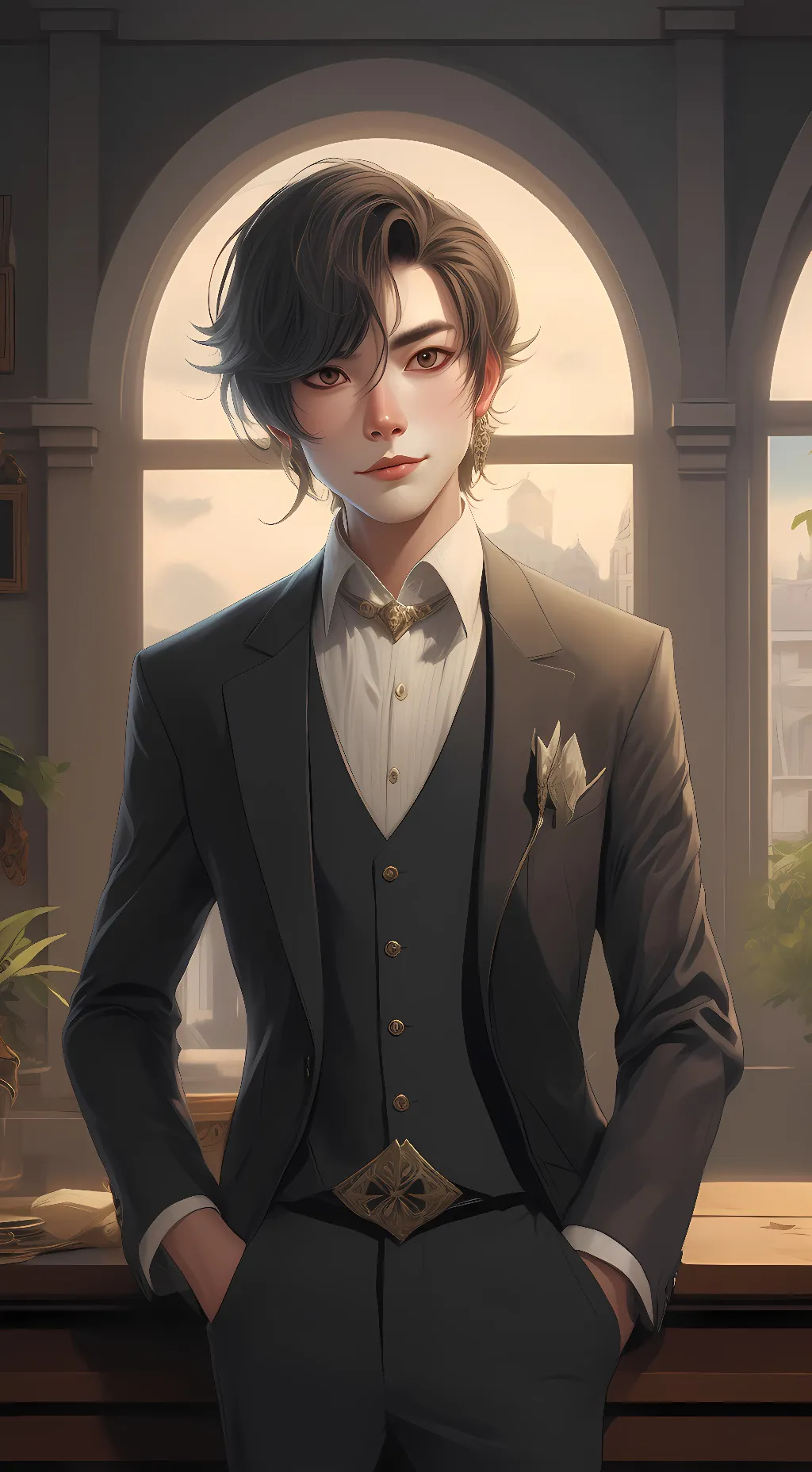 ai character: Moondord background