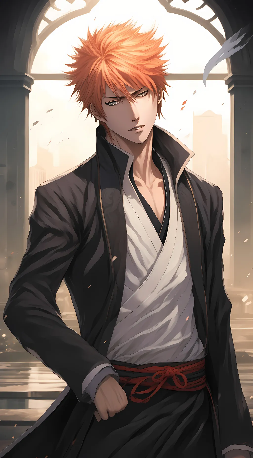 ai character: Ichigo Kurosaki  background