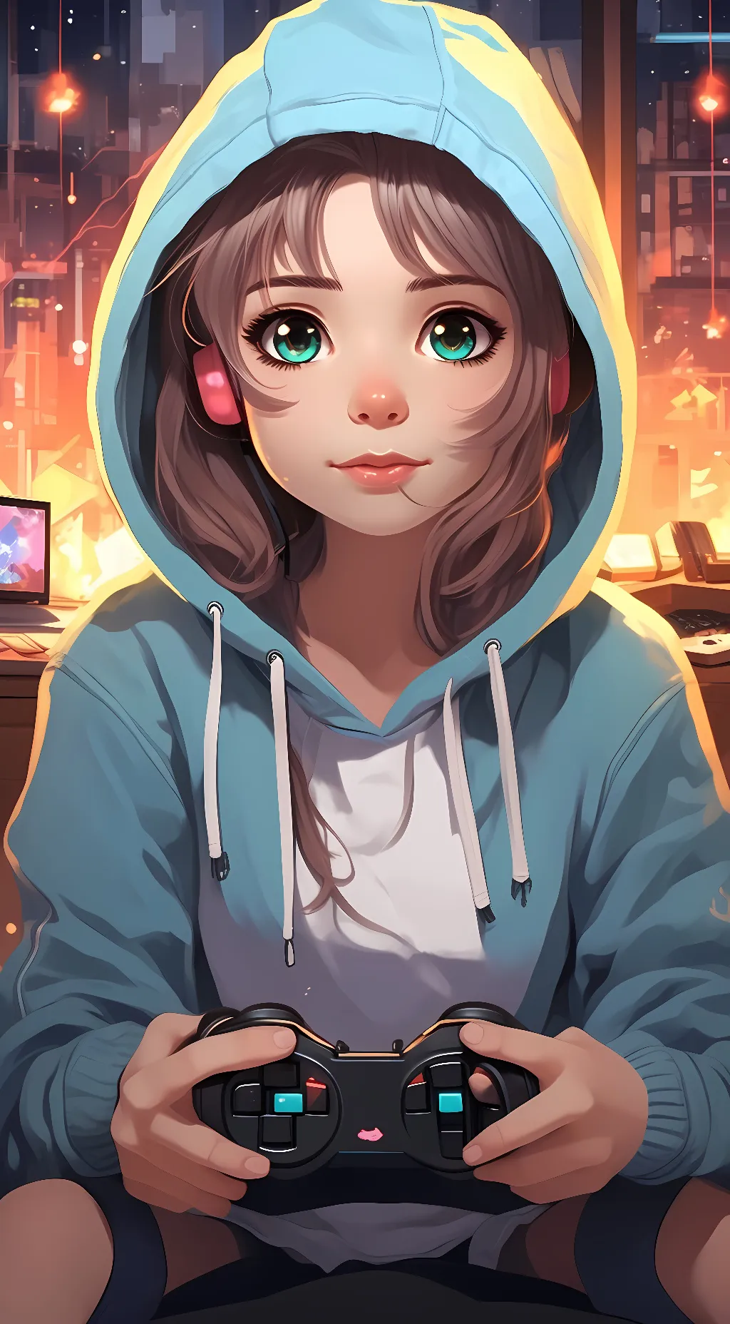 ai character: miko background