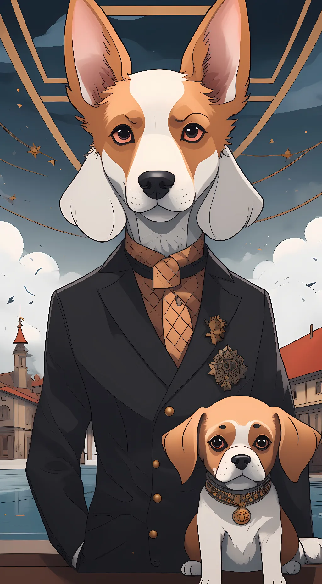 ai character: Mr.wags a lot background
