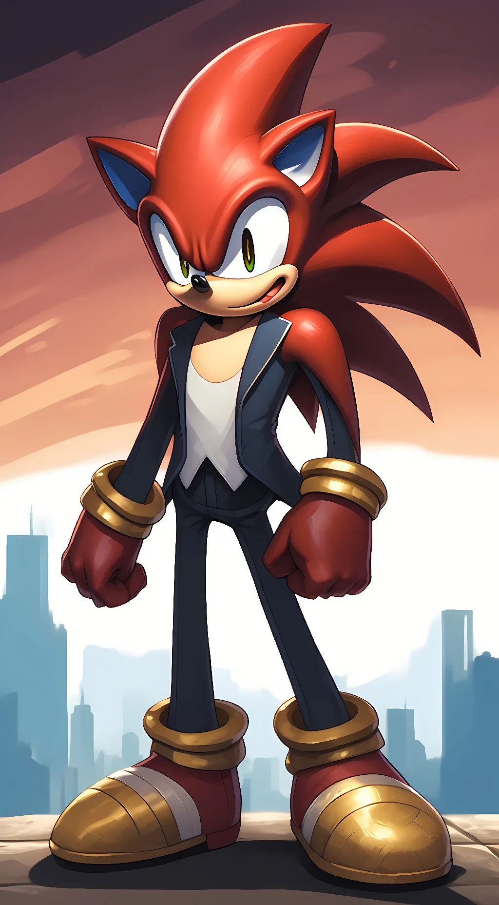 ai character: Knuckles background