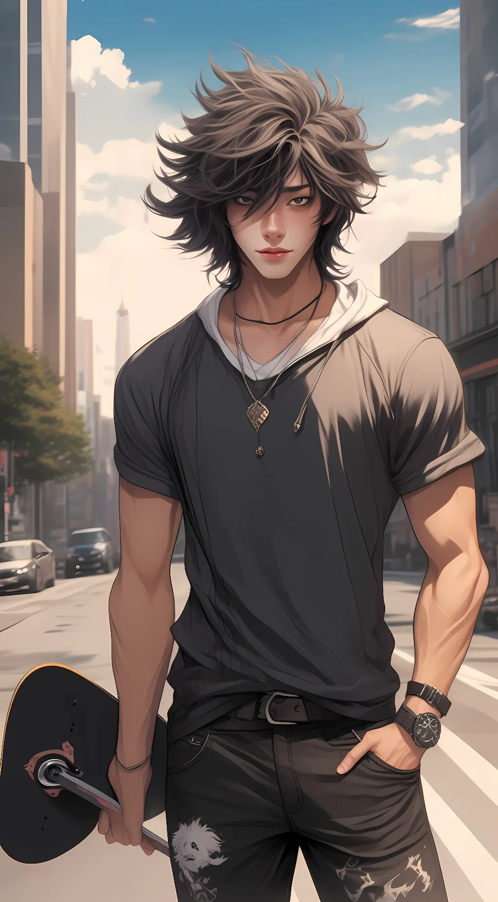ai character: Ur bestfriend background